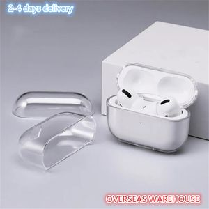 US Stock For Bluetooth Earbuds New Apple Airpods 3 airPods Pro Air Pod gen 2 3 4 Silicone Cute cover Wirless Earphones ANC GPS Wireless Charging Case