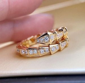 designer ring ladies rope knot ring luxury with diamonds fashion rings for halo women classic jewelry 18K gold plated rose wedding party gift