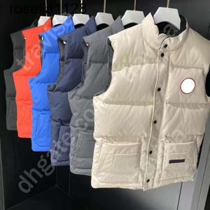 Men's Women's Designer Down Vest Pocket Jacket Parkas Long Sleeve Zipper Badge Men's Down Casual Coat Canadian Goose mens womens Down jacket