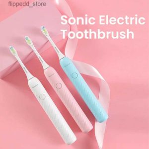 Toothbrush Sonic Electric Toothbrush Whitening Teeth 5 Cleaning Modes USB Rechargeable Tooth Brush Smart Timer IPX7 Waterproof Toothbrush Q231117