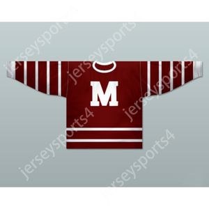 Custom Red Oo Montreal Maroons 1-29 хоккей-майки Новый топ ED S-M-L-XL-XXL-3XL-4XL-5XL-6XL
