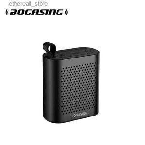 携帯電話スピーカーBogasing S6 Mini Bluetoothスピーカーポータブル屋外ワイヤレススピーカーとiPhone Q231117用のマイクの良いベース防水サウンドボックス