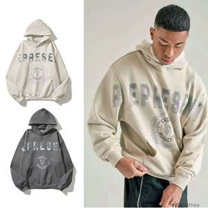 Tasarımcı Hoodie Erkek Sweatshirts Fashion Street Giyim Power By Ative Angel Academy Baskılı Vintage Sıkıntılı Amerikan High Street Hoodie Sweatshirt