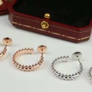 Desginer Cartera Kajia V Gold Plated Mijin Liuding Earrings Bullet Head Earrings Cnc Matching Technology Fashion Hot Selling Classic Eternal Eternal