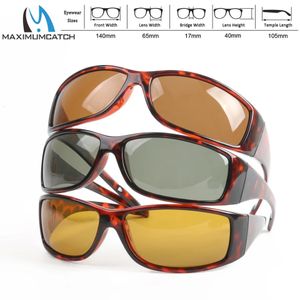 Óculos de sol Maximumcatch Tortoise Frame Pesca com mosca Lente polarizada marrom amarelo e cinza UV400 Óculos de sol de pesca 231117