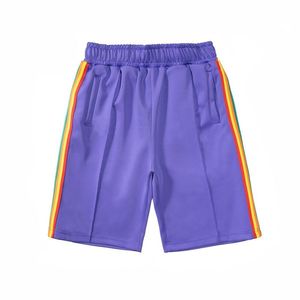 Shorts Herren Shorts Luxus Designer Frauen Palm Kurze Hosen Briefdruck Streifen Gurtband Lässige Fünf-Punkt-Kleidung 2023 Sommer Strandkleidung ONJO {Kategorie}