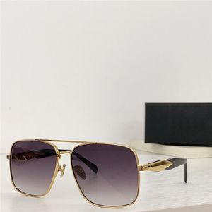 Nowy projekt mody kwadratowy okulary przeciwsłoneczne 58zs metalowa rama prosta i popularna styl wszechstronne okulary ochronne UV400 na zewnątrz