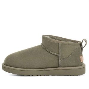 Handmade customized women's fashion retro warm snow boots casual shoes UG Classic Ultra Mini Boot 'Moss Green' 1116109-MSG