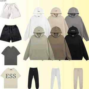 Men's Hoodies Sweatshirts Designer Clothing Mens Fashionstreet Wear Letter-print Casual Pocket 2-piece Suit Wholesale Women Sports Street Loose Pure Colours Sml