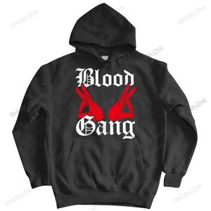 Herrtröjor tröjor Bomullsweatshirt Homme hoodie Autumn Winter Vinter Black Hoodies Blood Gang Hand Bomullsjacka Kvinnlig vår och höst Zip-up J231116