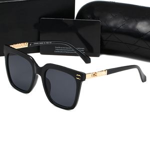 CHAAAL Sonnenbrille für Damen Herren Designer Sommerbrille Polarisierte Brille Großer Rahmen Schwarz Vintage Übergroße Sonnenbrille Damen Herren