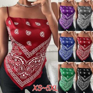 Women's Tanks Camis New Summer Women Tank Top Fashion Sexy Sleeveless Tank Top Printed Off Shoulder Camisole Vest Top XS-5XL T230417