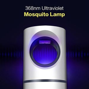 LED Pocatalyst Lampada antizanzare alimentata tramite USB Assassino di insetti Non tossico Protezione UV Silenzioso Adatto per donne incinte a205O