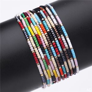 Modetrends Bunte böhmische Seedbeads Stränge Armband