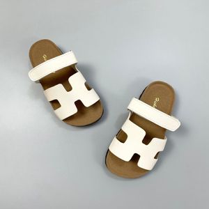 Summer Children Cork Slippers Fashion Boys Girls Non-Slip Soft Bottom Sandals Ins Kids Outdoor Beach Talltor S0285