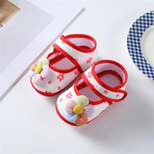 First Walkers Toe Flat Shoes Born Girl Boy Soft Sole Crib Kleinkind Canvas Sneaker Fashion Causal For Baby