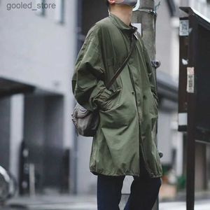 Trench da uomo 2023 Nuovo M51 Army Windbreaker Russia Cappotti da uomo di spedizione gratuita Mens Trench Giacca lunga da uomo Abbigliamento tattico da esterno Uomo Q231118