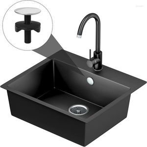 Kökskranar 1st Sink Hole Cover Washcasin Tap-kran täcker Bassängen Dränering Förseglad antiläckage-plugg för badrumstillbehör