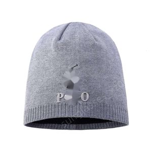 Ralphs designer rotondo cappello di alta qualità del berretto autunno e cappello invernale maschile unisex unisex aroroso ricamato a maglia cappello a maglia cappello da filo