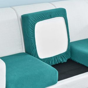 Tampas de cadeira Jacquard espessado sofá de proteção de proteção de canto de canto de canto elástico de cor sólida material Chair