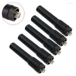Walkie Talkie 5x RT20 SMA-F Soft Antenna Dual Band For BAOFENG BF-UV5R 888s PUXING BLK