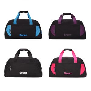 Bag arrangör Outdoor Sports Män Kvinnor Fitness Portable Handbag Nylon Gym Training Storage Travel Axel Pack Sack 231117