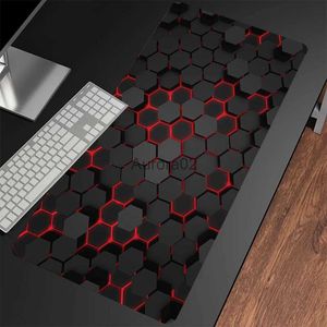 Mouse Pads Apoios de Pulso Gaming Mousepads Mousepad Geométrico Grande Mouse Pad Grande Mesa Pads Antiderrapante Borracha Mouse Pad Grande Tapetes de Teclado YQ231117