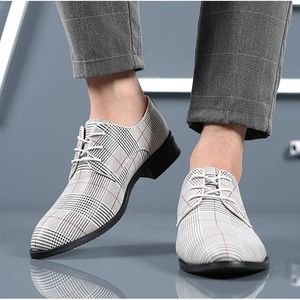 Dress Shoes Men Classic Business Shoes Luxury Design Fashion Pointed Toe Lace-Up Formal Wedding Shoes Canvas Male Footwear Plus Size 38-48 231116
