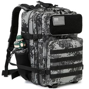 Backpacking Packs Qt Qy 50l Militär taktisk ryggsäck Armépåse Hunt Molle Ryggsäck Gym Men's EDC Outdoor vandring Ryggsäck Häxflaskhållare 231117