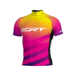 Camicie da ciclismo Top Estate Ert Race Maglie da ciclismo a manica corta da uomo Camicie da bicicletta traspiranti Roupa Ciclismo Maillot Camisa De Time Abbigliamento da bici 230417