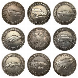 1878-CC 1879-CC 1881-CC 1890-CC Hobo-Münzen USA Morgan Dollar Handgeschnitztes Kunsthandwerk Kopiermünzen Metallhandwerk Besondere Geschenke