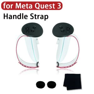 VR Glasses for Meta Quest 3 Handle Strap Vr Anti Slip Anti Fall Bracelet Comfortable Safe Adjustable Controller Protector 231117