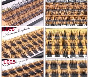 Professional 3D Segmented Eyelashes L05 Natural thick long Fluffy Single Cluster whole False Lashes Premade Volume Fans Indivi1559132