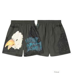 Designer-Shorts, modische Freizeitkleidung, Strandshorts, Travi Scotts Cactus Jack x Co Br ed Eagle Head Letter Print, lässige Herren- und Damen-Shorts