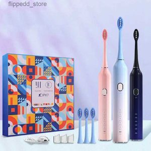Toothbrush Sonic Electric Toothbrush USB Charger Rechargeable IPX7 Waterproof Smart Timer Clean Whiten Teeth Ultrasonic Oral Wholesale New Q231117