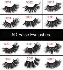 25mm 5D Eyelashes Mink Thick Eyelash Crisscross Cruelty Volume Soft Big Dramatic Full Eye Lashes Makeup Tool8348897