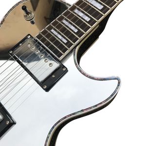 2024Custom Mağazası, Yapımı Çin, Özel Yüksek Kaliteli Elektro Gitar, Gülağacı Klavye, Krom Donanım, Ücretsiz Kargo