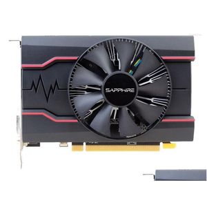 グラフィックカードSapphire RX550 2GB DDR5 PCデスクトップコンピューターゲームマップPCI-E X16中古ドロップ配信コンピューターネットワーキングコンポーネントDHLFS