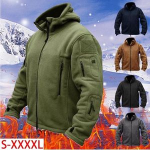 Men's Jackets Military Man Polar Fleece Tactical Jacket Outdoor Polartec Thermal Breathable Sport Hiking