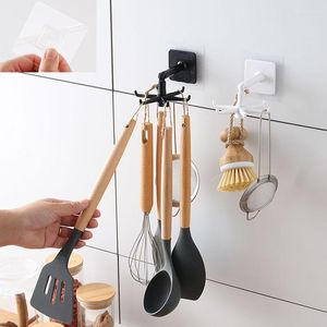 Hooks Single Piece Housekeeper On Wall Hanging Hook Vintage Adhesive Useful Things Kitchen Home Innovative Accessories Bedroom Cabinet