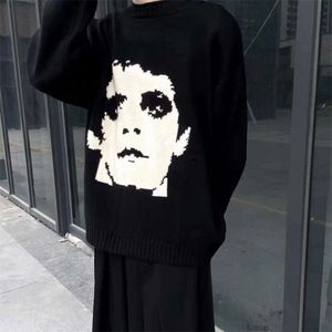 Tasarımcı Sweaters Erkek Kazak Hoodie Erd Melankolik Zengin İkinci Nesil Figür Sweater Reed Head Kayıp Yünlü Yüksek Sokak Erkekleri Kadın Örme