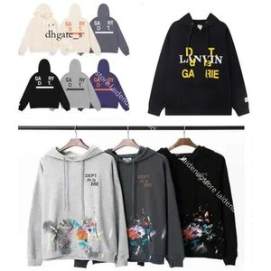 Winter Essentialhoodies Männer Sweatshirts Hoodie Designer Galleryes Depts Gary Painted Graffiti Used Letters Gedruckt Loose Casual Fashion Men und 484