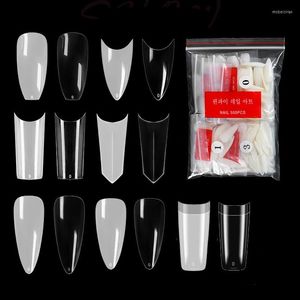 Falso unhas 500pcs/dicas de unhas de bolsa