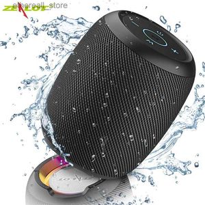 Cell Phone Speakers ZEALOT S53 Mini Bluetooth Speaker Portable Wireless Column Waterproof HIFI Lossless Sound Quality Stereo Subwoofer Loudspeaker Q231117