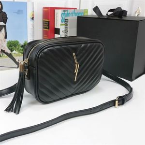 Połączone designerskie torby z frędzlami worki z kamerą Litery Skewki Faux Zippers Miękka satynowa podszewka wyjmowana paski Multi Pochette Torka na ramię kwadrat XB025 F23