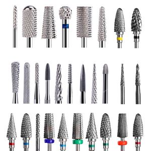 Tungsten Carbide Nail Drill Bit Milling Cutter For Manicure Pedicure Nail Files Buffer Nail Art Equipment Accessory Tools Nail ToolsNail Drill Accessories Bits