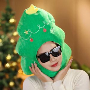 Czapki czapki z paliwą choinki Plush Hat Winter Celebration Rola Zagraj w ubrania Rodzice Dzieci Navidad Props 167