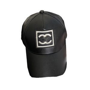Женская повседневная кепка Casquette, однотонная дизайнерская бейсболка с вышивкой в виде ста букв, модная кожаная шляпа