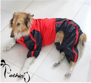 Одежда для собак Продажа одежды XS-4XL Гудостойкий ветропроличный плащ зеленый красный большой щенок различные размеры