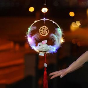 Decorative Figurines Practical Lantern With Handle Festival Creative Shape 2023 Chinese Year DIY Kids Toy